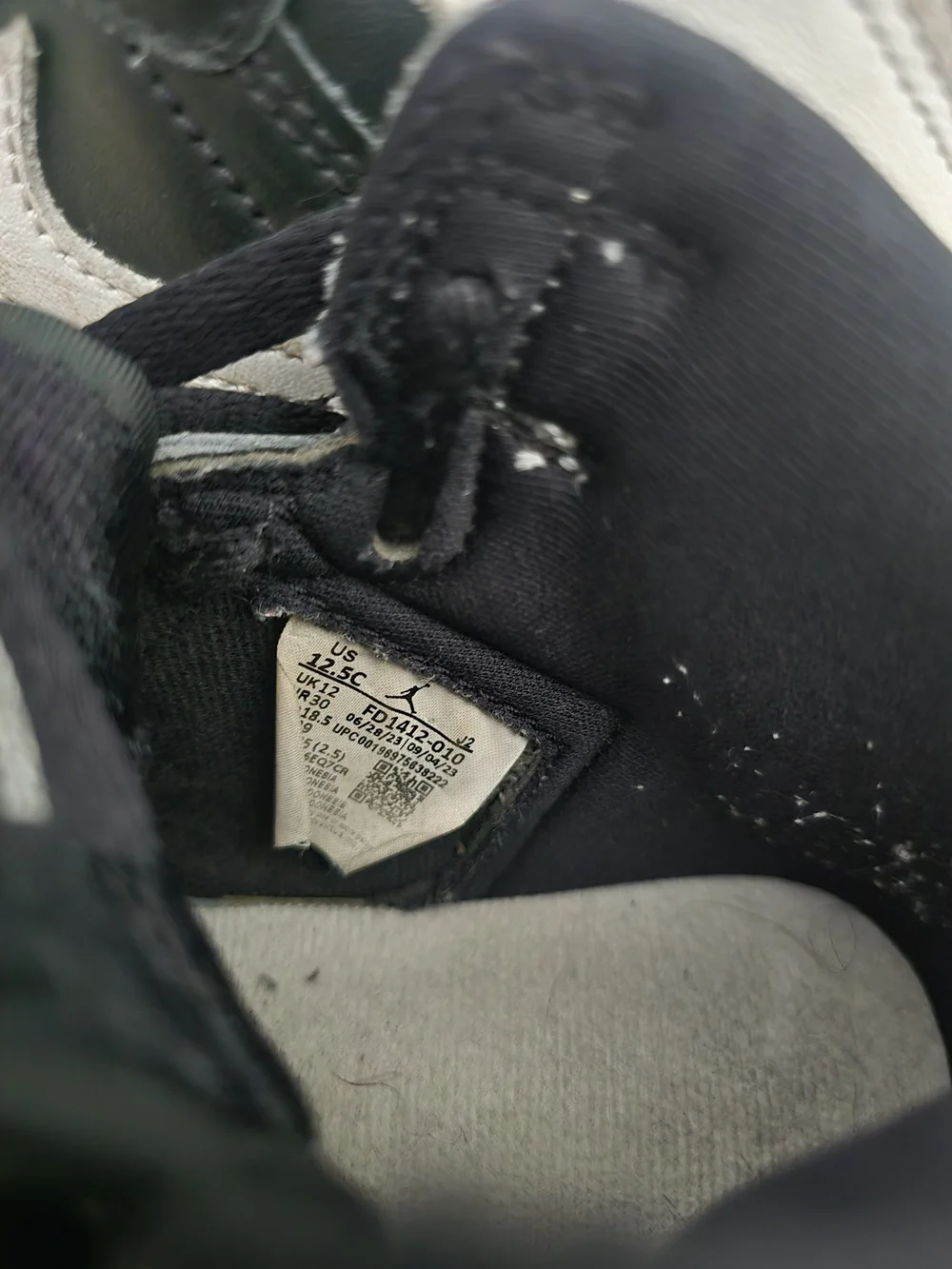 Nike Kids' Black and White High-Top Sneakers
